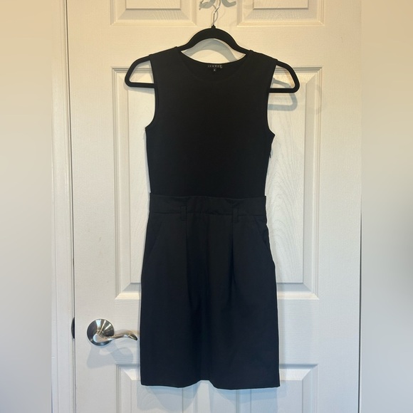 Theory Black Sleeveless Sheath Dress | Size 0 - Picture 10 of 10
